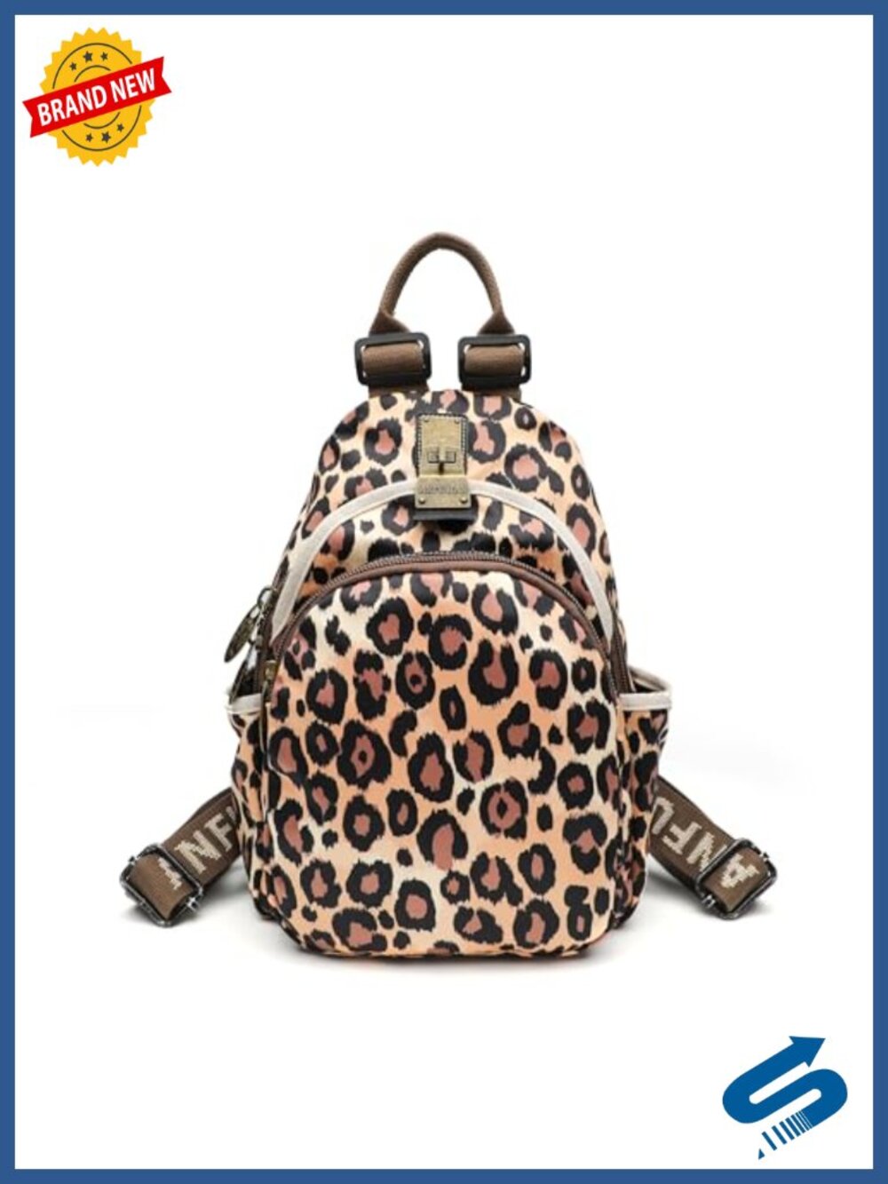 Mini Waterproof Colorful Print Backpack Leisure Travel Daypack